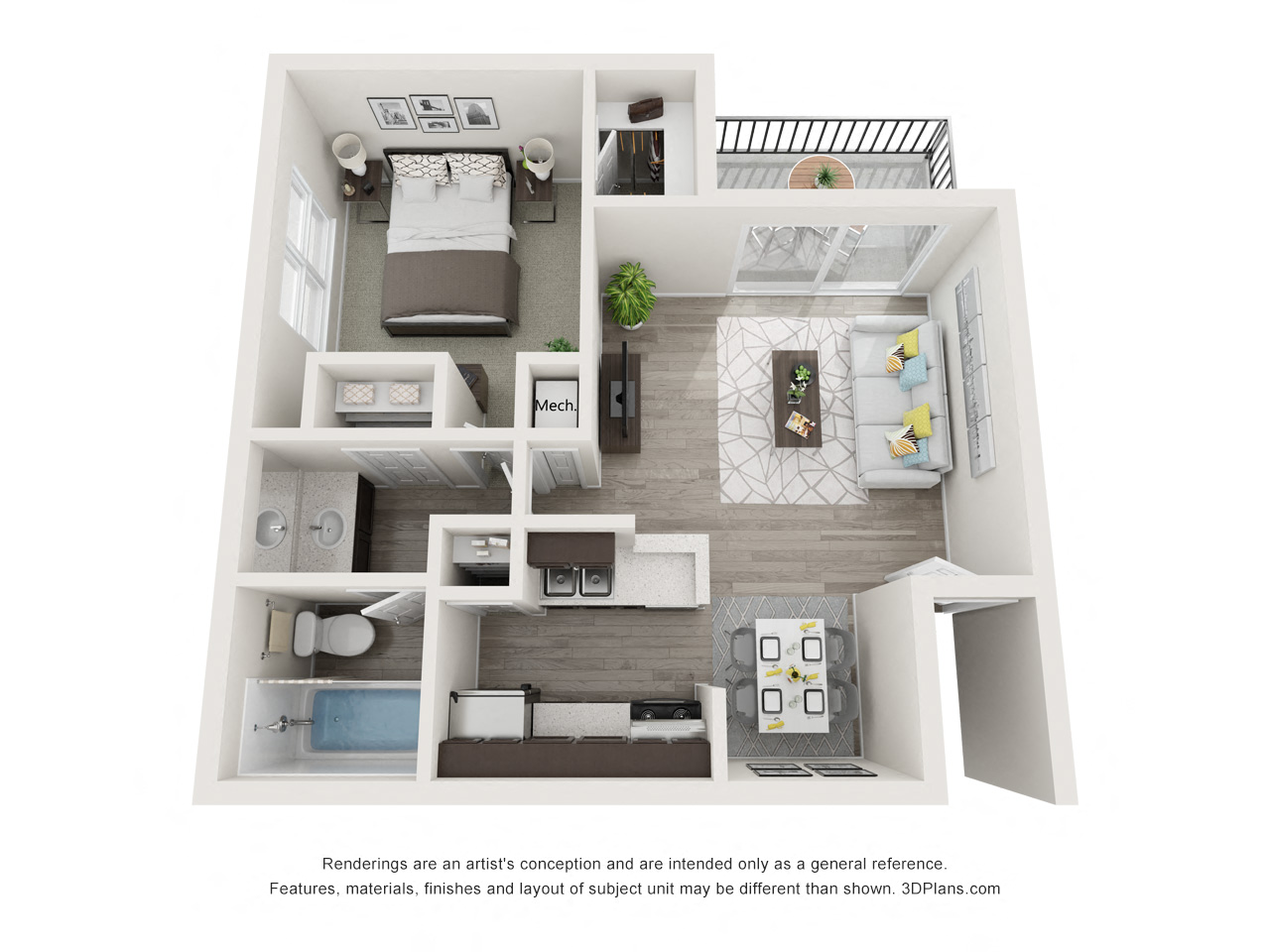 Floor plan layout diagram for Birch